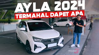 DAIHATSU AYLA R ADS AT 2024  MENDING BELI AYLA AGYA ATAU BRIO [upl. by Anaujait943]