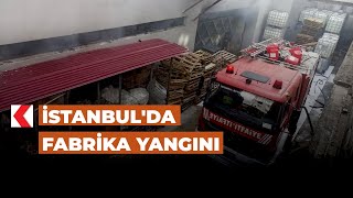 İstanbulda fabrika yangını [upl. by Uttasta]