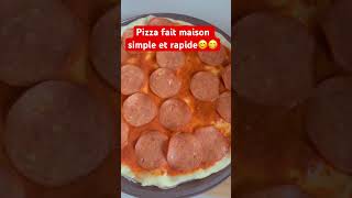 Pizza fait maison 😋😋😋food pizza recettefacile [upl. by Penny337]