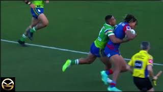 Dominic Dom Young Highlights Inc THAT try  NRL  Rugby League 🏉 [upl. by Calvano]