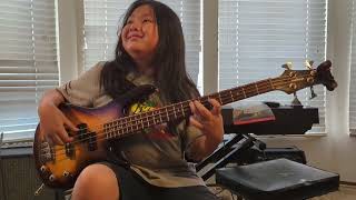 Ambrosia quotYoure the only womanquot Bass cover by 11 yo [upl. by Nona]