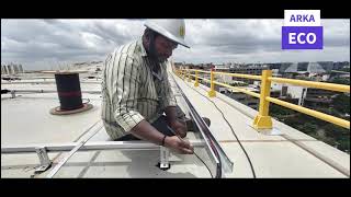 solar panel Alaft hotel five star hotel 70kw solar panel YouTube video [upl. by Mera969]