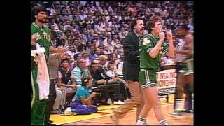 1984 Celtics Win Game 4 in OT Against Lakers [upl. by Kamp]