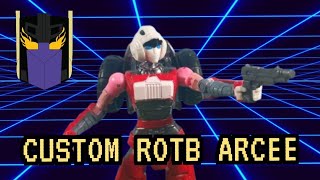 Transformers Custom ROTB Arcee Review Earthrise [upl. by Aniez637]