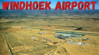 Windhoek Hosea Kutako Airport departure terminal in Namibia southern Africa [upl. by Levin]