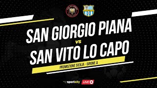 San Giorgio Piana  San Vito Lo Capo LIVE  Promozione Sicilia  Diretta Calcio [upl. by Joellyn]