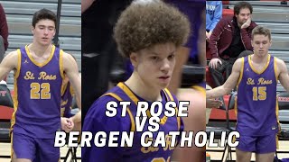 Are They They Best Team in NJ⁉️ St Rose vs Bergen Catholic Jayden Hodge Gio Panini Bryan Ebeling [upl. by Huttan50]