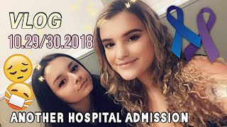 Vlog Going Into The Hospital  Cystic Fibrosis amp Diabetes [upl. by Enaed]