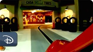 A Unique POV Radiator Springs Racers  Cars Land  Disneyland Resort [upl. by Relyhs]