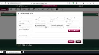 Como registrar pacientes SIN CURP  SINBA SIS 2201 [upl. by Anetsirk]