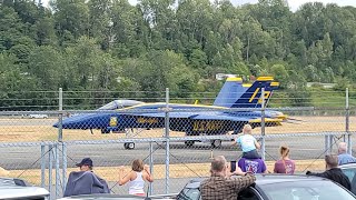 Navy Blue Angels Seattle arrival 2024 [upl. by Srevart]