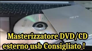 Masterizzatore USB Esterno Asus ZenDrive U9M per cd e dvd recensione [upl. by Ahsanat]