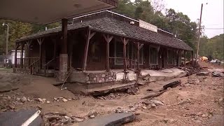 Crews in Avery County search for missing storm victims  WSOCTV [upl. by Tizes]