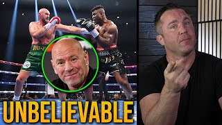 Dana White AMAZED Francis Ngannou went 10 rounds with Tyson Fury… [upl. by Adahs896]