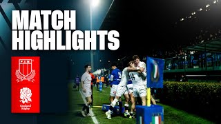 Italy U20 Men vs England U20 Men  Mens U20 Six Nations highlights [upl. by Enyahs517]