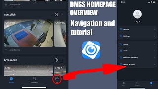 DMSS mobile app homepage overview [upl. by Elyac890]