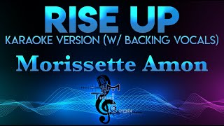 Morissette Amon  Rise Up KARAOKE wbacking vocals [upl. by Nolyarg]