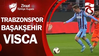 GOL Edin Visca Trabzonspor 1 0 Başakşehir Ziraat Türkiye Kupası Çeyrek Final [upl. by Roux]