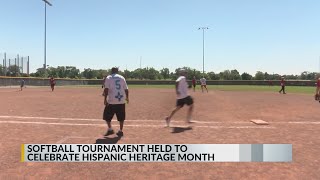 CABQ Parks amp Rec celebrates ahead of Hispanic Heritage Month with softball tournament [upl. by Wachter792]