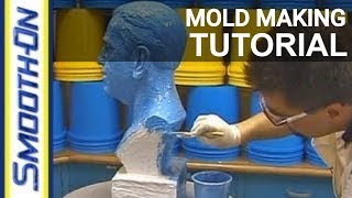 Mold Making Tutorial How To Make a BrushOn Rubber Mold of a Bust [upl. by Naanac]