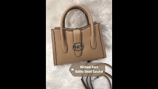 Michael Kors Gabby Small Satchel Quick Review [upl. by Ahsel]