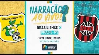 Brasiliense x BrasilRS  Brasileirão Série D 2024  Ao Vivo [upl. by Malinda]