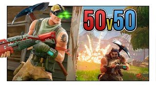 EMPEZANDO SNEAKY ACABANDO COMO MAIN SOLDIER Fortnite 50v50 [upl. by Suolekcin]