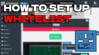 How to set up a WHITELIST on Aternos [upl. by Releehw]