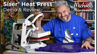 Siser Heat Press Demo amp Review with Mister Domestic [upl. by Annohsed172]