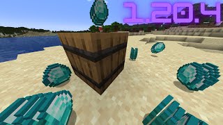 HOW TO DO BARREL DUPLICATION GLITCH IN Minecraft 1205 [upl. by Willmert940]