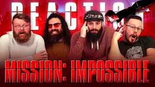 Mission Impossible  MOVIE REACTION [upl. by Ahsael688]