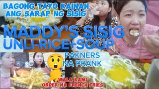 Part 2 MADDYS SISIGBAGONG TAYONG KAINAN ANG SARAP NG SISIGPAKNERS NA PRANKJM PAKNERS [upl. by Semmes]