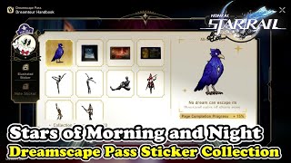 Stars of Morning and Night Sticker Collection Locations Honkai Star Rail Dreamscape Pass Stickers [upl. by Lamp781]