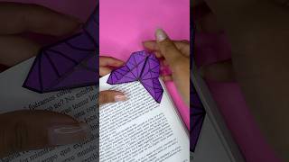 Cómo hacer separador de libros de Mariposa 🦋📚 tutorial origami libros manualidades [upl. by Airamalegna]