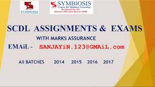 SCDL LOGIN SCDL PGDBA ASSIGNMENTS SCDL ASSIGNMENTS ALL BATCHES MARKS ASSURANCE MBA PROJECT REPORT [upl. by Tay]