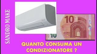 QUANTO CONSUMA UN CONDIZIONATORE [upl. by Delphinia]