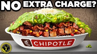 Food Theory How to Get More Food at Chipotle… for FREE [upl. by Yrral]