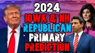 2024 Iowa Caucus Prediction  Trump v DeSantis v Haley v Ramaswamy [upl. by Fink]