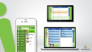 Die App mit Familienkalender FamilienChat Einkaufslisten Familienplaner [upl. by Neile]