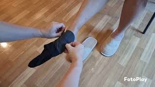 Techniques for Wearing Venosan® ClosedToe Compression Stockings [upl. by Ettenad]