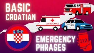 Basic Croatian Language Emergency Phrases  How to say help and more in Croatian [upl. by Phail]