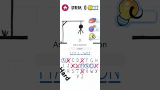 I first play hangman very hard game 😡😡 [upl. by Nesyt]