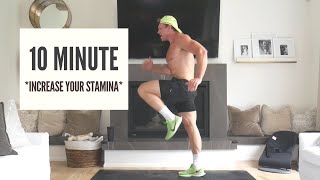 HOW TO RUN LONGER  Home Workout to IMPROVE STAMINA [upl. by Elsinore]