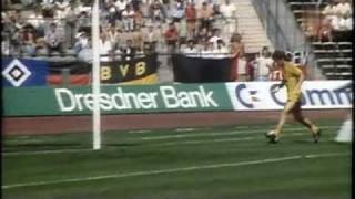 Frank Mill  Pfostenschuss BVB gegen Bayern 1986 [upl. by Phila]