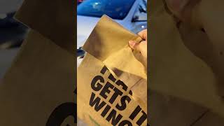 TRYING WINGSTOP FOR THE FIRST TIME 2024 wingstop fries chicken tenders friedchicken viral [upl. by Norrej]