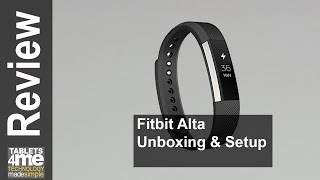 NEW fitbit Alta Unboxing and Setup [upl. by Sammer]