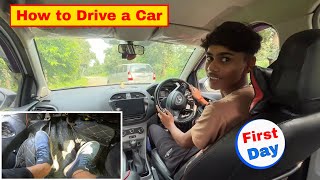 How to Drive a Car 🚘  Step By Step  कार चलाना सीखें [upl. by Llezom]