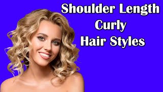 Chic amp Versatile Shoulder Length Curly Hairstyles Tutorial [upl. by Chadburn]