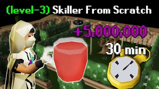 Thieving is SO EASY in 2024  OSRS Level 3 Skiller From Scratch 20 [upl. by Natsirt]