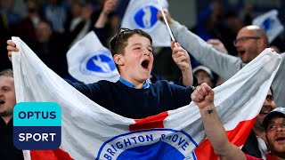 Europa League anthem blasts over Amex speakers as Brighton secure sixth place [upl. by Malet]